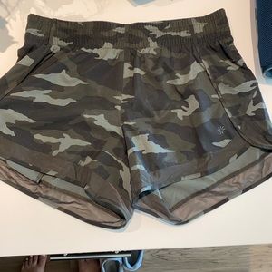 Gently used camo workout shorts!